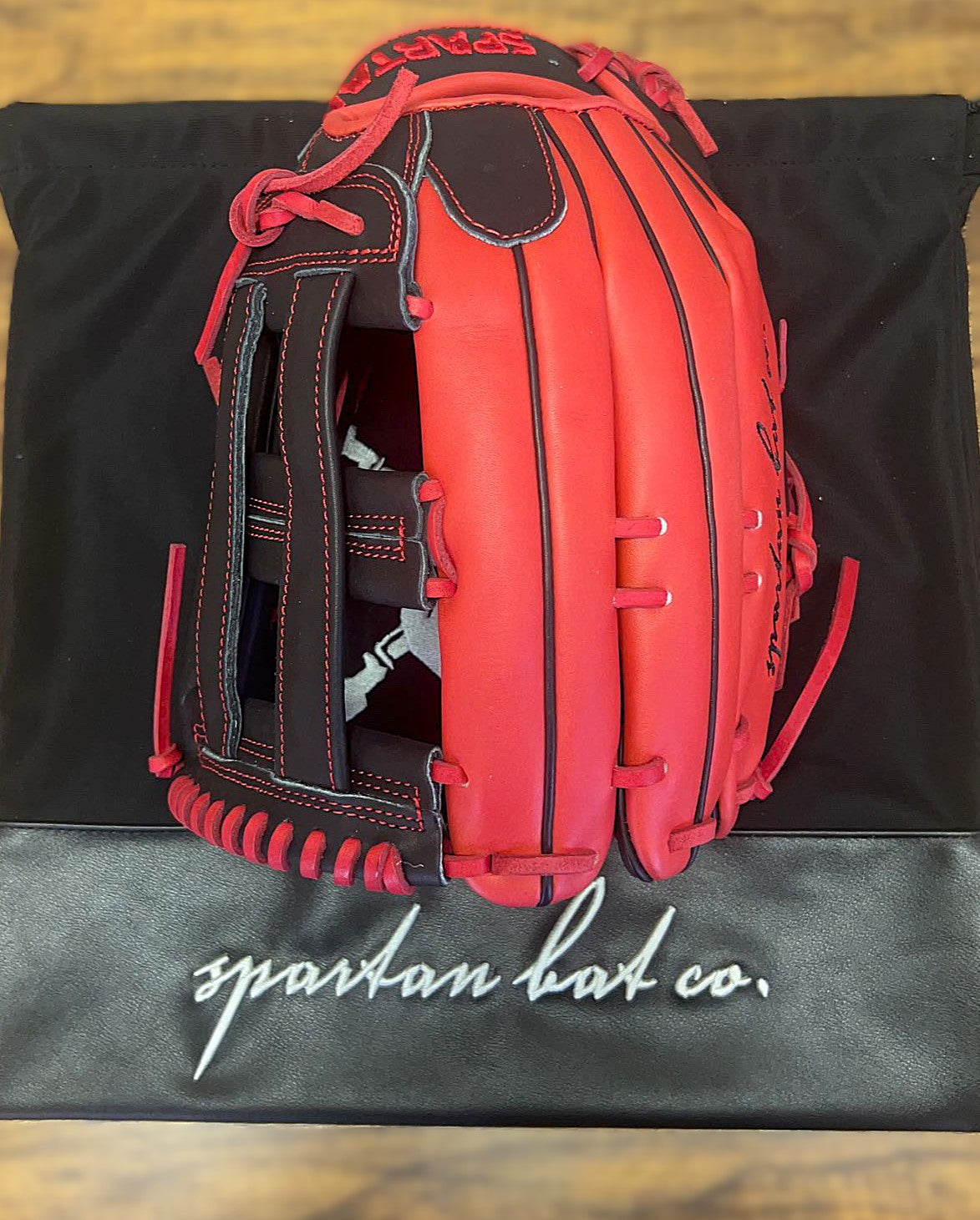 SBC-H Slow Pitch Softball Glove - Black/Red