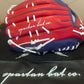 SBC-V Slow Pitch Softball Glove - Blue/Red