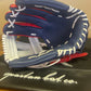 SBC-V Slow Pitch Softball Glove - Blue/Red