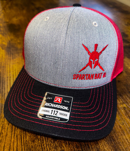 Spartan Bat Co. Embroidered Richardson 112 Original Trucker Snapback Hat