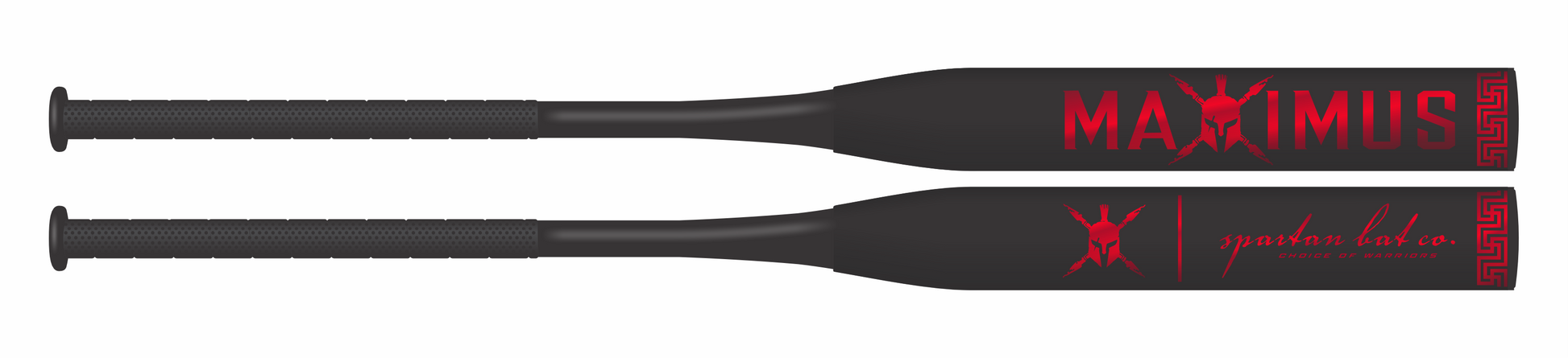 2-angle view of Maximus 2pc End Loaded Senior Softball Bat - 12.5 inch, SSUSA approved, highlighting its advanced design for enhanced power and performance.